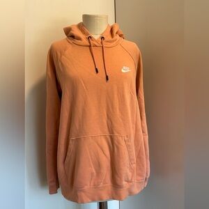 Peach/pink Nike hoodie